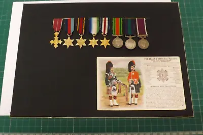A Group Of Eight Miniature 2nd World War Medals Obe 4 Stars General Service • £99.99