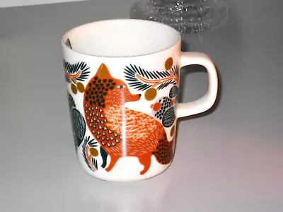 Marimekko Finland Oiva Ketunmarja / Fox Berry Porcelain Mug 8.5 Oz - Fairy Tale • $36.99