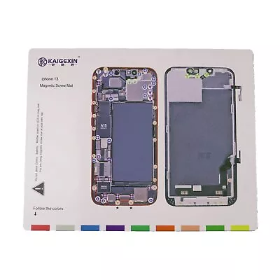 Magnetic Screw Mat Phone Repair Disassembly Guide For IPhone 13 • £7.99