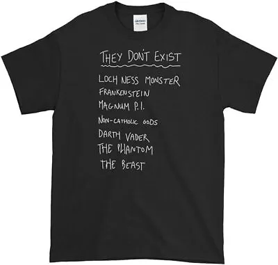 Father Ted T-shirt Don't Exist Loch Ness Monster Magnum PI Var Sizes S-5XL • £14.99