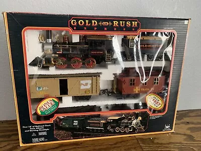 Vintage Gold Rush Express G-Scale Train Set By New Bright No. 186 *Read* • $89.99