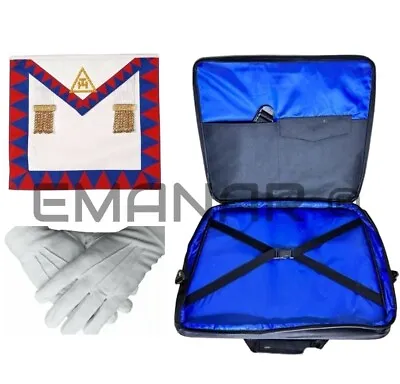 Masonic Regalia Soft Case Bag & Royal Arch Companions Apron LMBSKB *BRAND NEW* • £44