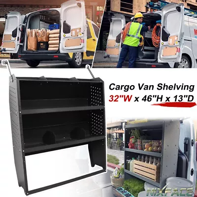 Van Shelving Storage - Space Saver For Ford TransitGM NV 32  W X 46  H X 13  D • $279.99