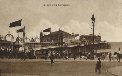 £1.25 • Buy Palace Theatre And Pier Brighton, East Sussex, Real Photograph,  Superb.