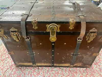 Antique Steamer Trunk • $127