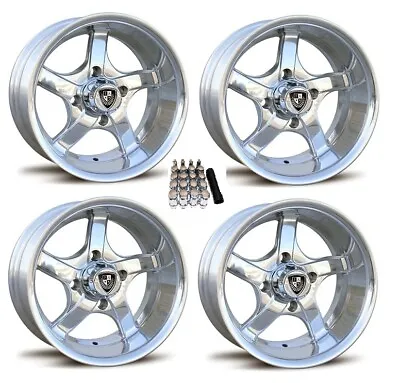 Fairway Alloys 12  Rallye Polished Golf Cart Wheels/Rims Yamaha • $444