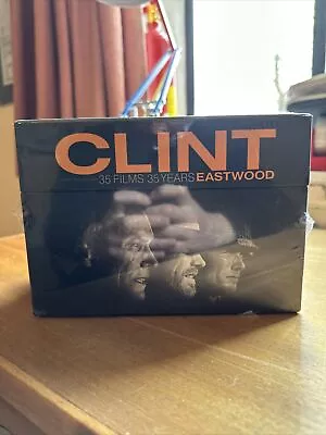 Clint Eastwood 35 Years Film Boxset Movie Collection Invictus Unforgiven DVD New • £0.99