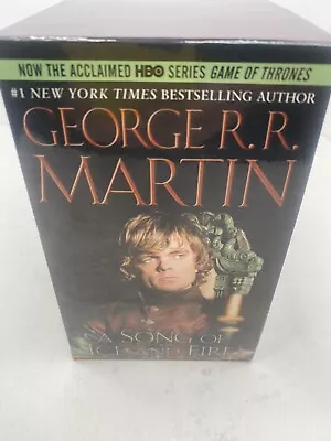 George R.R Martin A Song Of Ice And Fire 5 Book. Box Set • $15.82