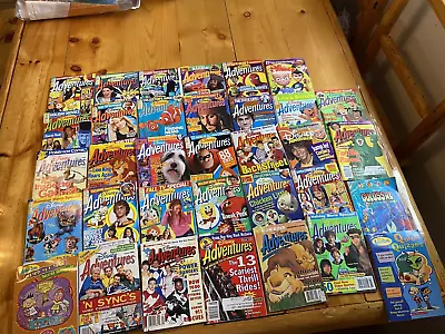 Disney Adventures Magazines Lot Of 31 + Display Box And 3 Extras Power Rangers  • $30