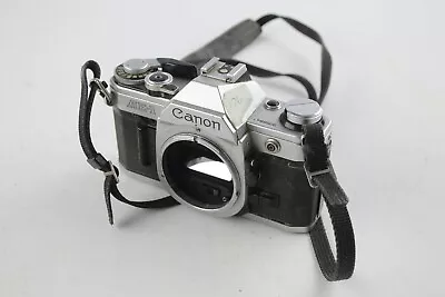 Canon AE-1 Program 35mm SLR Film Camera Body Silver New Seals Meter Works 537.18 • £82.50