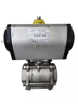 Max-Air MT41.S4.F07-F10.CH22 Rack & Pinion Actuator W/Ball Valve • $289