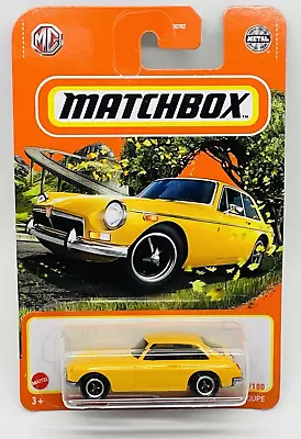 1971 MGB GT Coupe Matchbox Yellow 73/100 VHTF Beautiful Color 2022 Release • $3.95