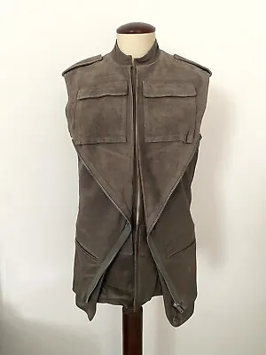 100% Authentic Haider Ackermann Leather Vest • $495.45