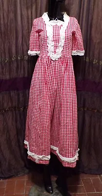 Vintage 70's Picnic Rockabilliy Dress • $16.99