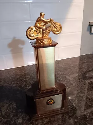 VINTAGE 1950's NEW OLD STOCK  AMA  MOTORCYCLE RACING TROPHY! VERY RARE!  • $124.99
