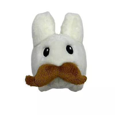 Kozik X Kidrobot 2013 Labbit White Bunny Rabbit Plush 7” Brown Mustache • $14.99