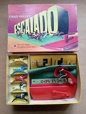 Vintage Escalado Horse Racing Game Chad Valley 1960s  - Complete Metal Horses • £30