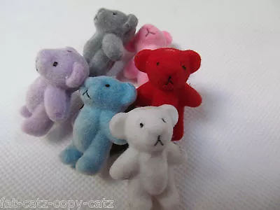£2.95 • Buy 3, 5 Or 10 SMALL TINY MINIATURE DOLL HOUSE CRAFT 1/12th TEDDY BEARS 1.4  TALL