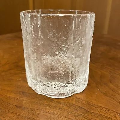 Vintage Mikasa Lowball Frostfire Frosted Texture Old Fashioned Whiskey Glass • $13