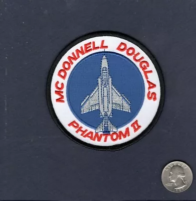 F-4 PHANTOM McDonnell Douglas USAF US NAVY USMC 3 1/2  Fighter Squadron Patch • $6.99