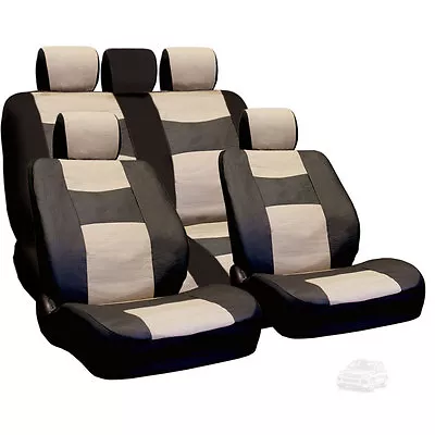 For VW New Semi Custom Leatherette Car Seat Covers Split Seat Set BT  • $44.28