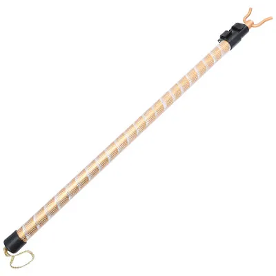 Closet Pole With Hook Telescopic Clothes Rod Garment Pole With Hook Retractable • £16.35