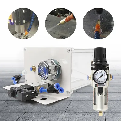 Lubrication Spray System Cooling Sprayer Coolant Pump Oil Mist & 2 Sprayer 1000g • $106.40