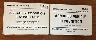 $20 • Buy Aircraft Recognition Playing Cards & Armored Vehicle Recognition Study Cards