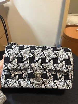 Chanel Mini Flap Bag In Tweed • £3100