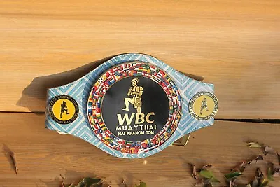 WBC Muay Thai Nai Khanom Tom Champion Belt DOI TUNG & WBC Boxing HERITAGE Belt. • $129.99