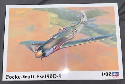 Hasegawa 1/32 Focke-Wulf Fw190D-9 New In Open Box Sealed Parts USA SELLER • $55