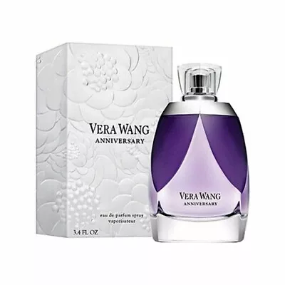 Vera Wang Anniversary 3.4/3.3 Oz Edp Spray For Women New In Open Box • $44.99