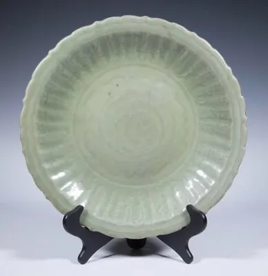 A Chinese Longquan Celadon Charger Yuan Or Ming Dynasty 14th To 15th Century • $3400