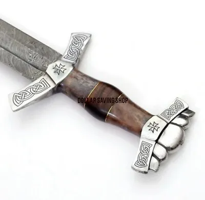 Valhalla Rising Damascus Steel Sword - Hand Forged Norse Inspired Viking Style. • $129.99