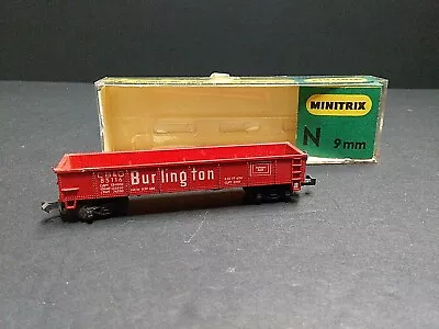 Minitrix N Scale Burlington CB&O #83116 Gondola Car • $11