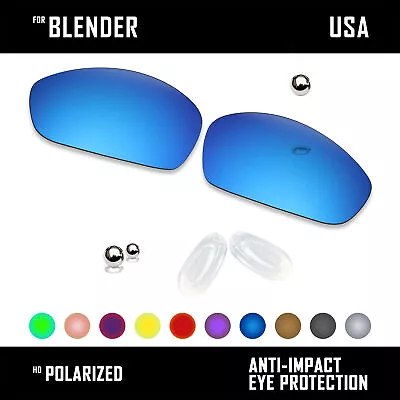 Anti Scratch Polarized Replacement Lenses & Nose Pads For-Oakley Blender OO4059 • $22.74