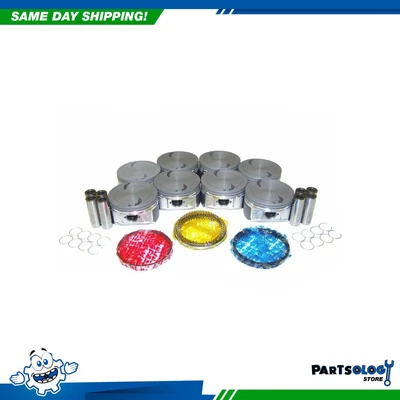 $268.91 • Buy DNJ PRK3169 Piston And Ring Kit For 06-16 Chevrolet GMC 6.0L V8 OHV 16V L76
