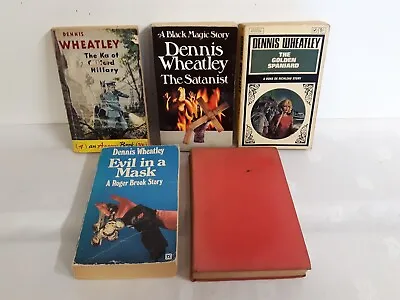 £10 • Buy Dennis Wheatley Book Bundle X5 Come Into My Parlour, The Satanist