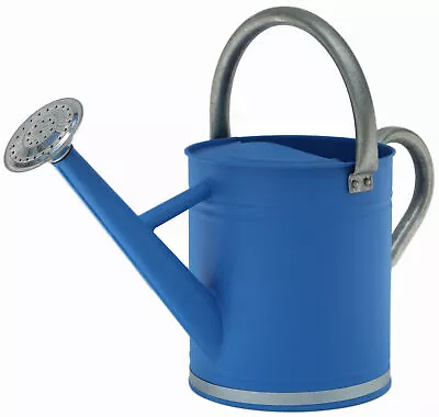 Gardener Select Metal Watering Can Blue W/ Galvanized Accents - 3.5L (0.92 Gal) • $24.74