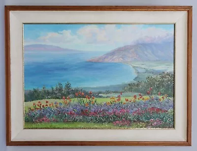 2007 Large BH Freeland Original Signed Art Oil Painting On Canvas Maui Hawaii • $8500