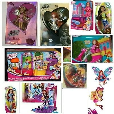 LOT 11 BOXES Of WINX CLUB BLOOMS Dolls SDCC 2012 SILVER  Pink  Tecna Aisha +More • $1549.99