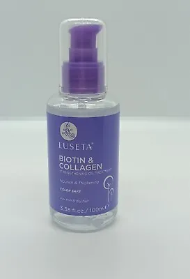 Luseta BIOTIN & COLLAGEN Oil Treatment Serum 100ml Strengthening | Thin Dry Hair • £20.99