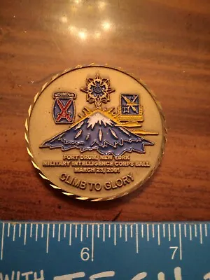 Challenge Coin 10th Mountain Division Military Intelligence Corps Ball (23-sl1-4 • $9.99