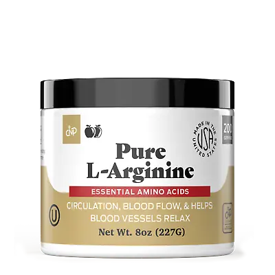 Pure Bulk L-Arginine Powder Supplement - Plus Arginine 8oz (227g) 60 Servings • $15.95
