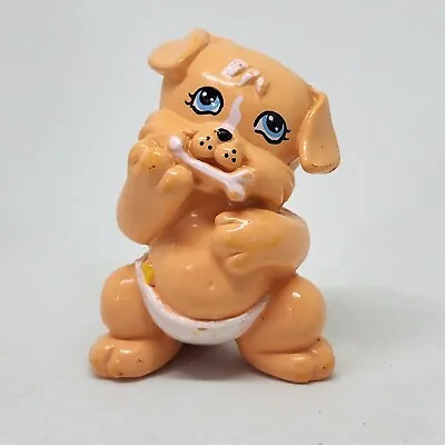Vintage Magic Diaper Babies Puppy 1991 Galoob LGT Orange Tan Peach Dog • $9.99