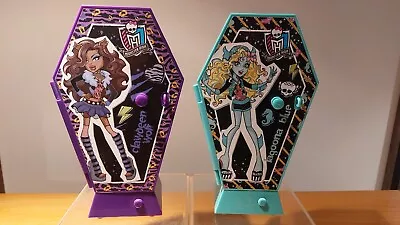 Monster High Musical Coffins Pair Both Working Lagoona Blue And Clawdeens Wolf • $18.94