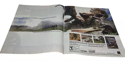 2004 Monster Hunter PS2 Playstation 2 Vintage Print Ad/Poster Official Promo • $19.99