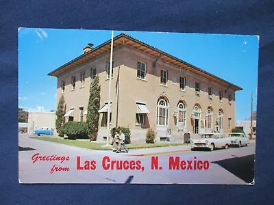 $3.99 • Buy 1950s Las Cruces New Mexico Post Office & Cars Greeting Postcard