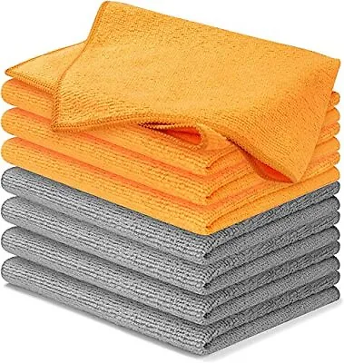 8Pack 12x16 Absorbent Microfiber Cleaning Cloth Lint-Free Towels For Car Kitchen • $9.23