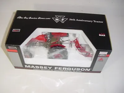 1/16 Massey Ferguson 65 Tractor W/No. 62 Plow NIB! 2009 Toy Tractor Times! • $125